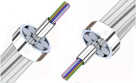 Ποιότητα  48 Core Outdoor Aerial ACS Armoured OPGW(Optical fiber composite overhead ground wire) Fiber Optic Cable εργοστάσιο