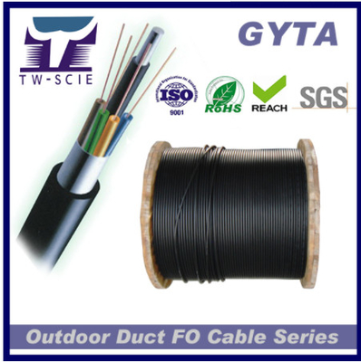 Καλώδιο οπτικών ινών αλουμινίου GYTA 24 Core Loose Tube Stranded για χρήση σε αγωγούς