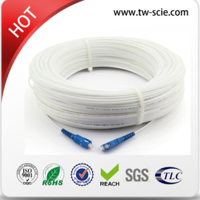 Καλό αδιάβροχο καλώδιο πτώσης ινών FTTH εσωτερικό, εσωτερικό καλώδιο πτώσης πεταλούδων ελαφρύ