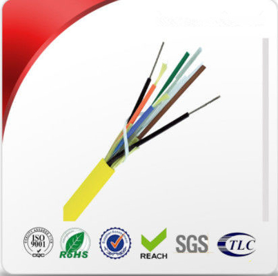 Kevlar Strengthen Multi Cores Strand Optic Fiber Cable for FTTB Indoor Cable