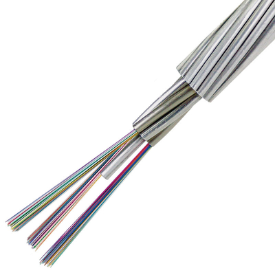16 πυρήνας κεντρικό σωλήνα PE Jacket FTTH οπτικό καλώδιο ινών με ατσάλινο σύρμα δύναμη μέλος