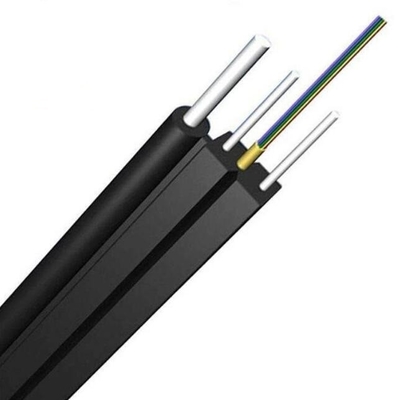 FTTH Drop Cable 2 Core G657A2 Fiber 3 Steel Wire LSZH Jacket Fiber Fiber Cable