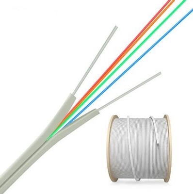 Ευέλικτο 2 6 Core G657 A1 G 657a1 Αυτοεφοδιαστικό καλώδιο FTTH οπτικής ινώδους