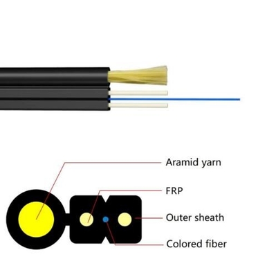 FTTH καλώδιο πτώσης 1 CORE G657A2 G657A1 καλώδιο οπτικών ινών