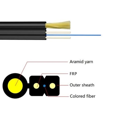 FTTH καλώδιο πτώσης 1 CORE G657A2 G657A1 καλώδιο οπτικών ινών