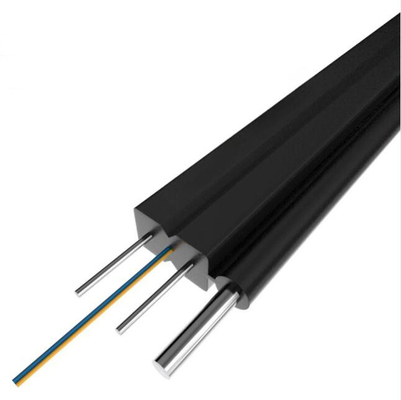 4 πυρήνες επίπεδα αυτοστήριξη FTTH εξωτερική πτώση οπτικών ινών καλώδιο Gyfxtby