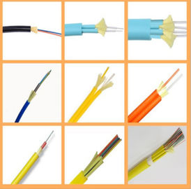 GJFJV 12 εσωτερική οπτική ίνα πυρήνων cableTight που αποθηκεύεται και μη - ελαφρύ καλώδιο μελών μετάλλων