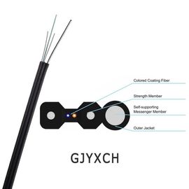 GJYXCH/GJYXFCH υπαίθριο αυτοφερόμενο καλώδιο πτώσης FTTH 1/2/4 ενιαίο σχήμα 8 τρόπου πυρήνων καλώδιο οπτικών ινών
