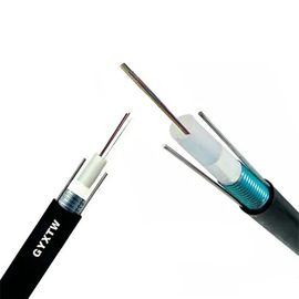 corning θωρακισμένο οπτικών ινών telecommuniction δύναμης τύπων εργοστασίων θηκών GYXTW καλωδίων μαύρο εξωτερικό