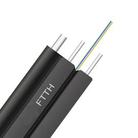 Οπτική ίνα καλωδίων πτώσης Ftth καλωδίων αγγελιοφόρων σακακιών PVC ή LSZH