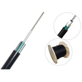 Καλώδιο οπτικών ινών GYXTW Μονής λειτουργίας Central Loose Tube για εξωτερική κεραία και αγωγός 6f