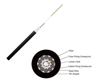 GYXTY 10 Core Central Loose Tube Outdoor Aerial and Duct Single Mode Οπτικό καλώδιο ινών