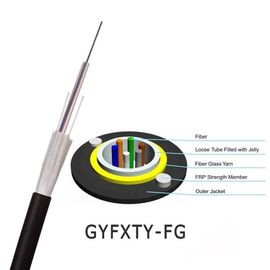 Κεντρικό χαλαρό καλώδιο Ofc πυρήνων σωλήνων GYFXTY 6 μη - μεταλλικός & μη - θωρακισμένο