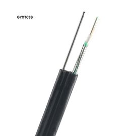 GYXTC8S HDPE μαύρο εξωτερικό σχήμα 8 uni-σωλήνων καλωδίων οπτικών ινών θηκών υπαίθριο ενιαίος αγγελιοφόρος καλωδίων μορφής