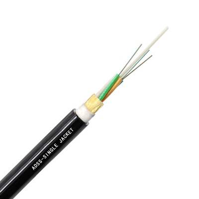 12 πυρήνων ενιαία jacketFactory έκταση Fibra Optica ADSS τιμών υπαίθρια αυτοφερόμενη εναέρια 100m καλώδιο οπτικών ινών ADSS